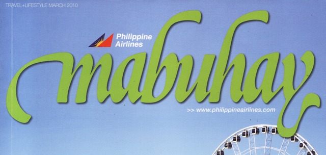 PAL Mabuhay Magazine<br />March 2010