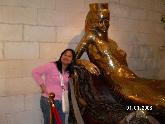 LIEZEL WITH CLEOPATRA...